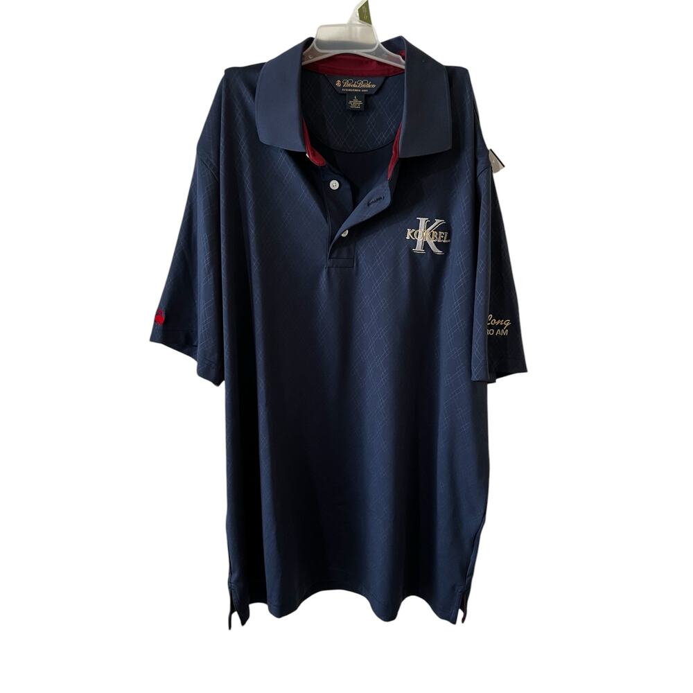 Brooks Brothers Performance Polo Shirt Men’s L Short Sleeve Golf Korbel Pro Am